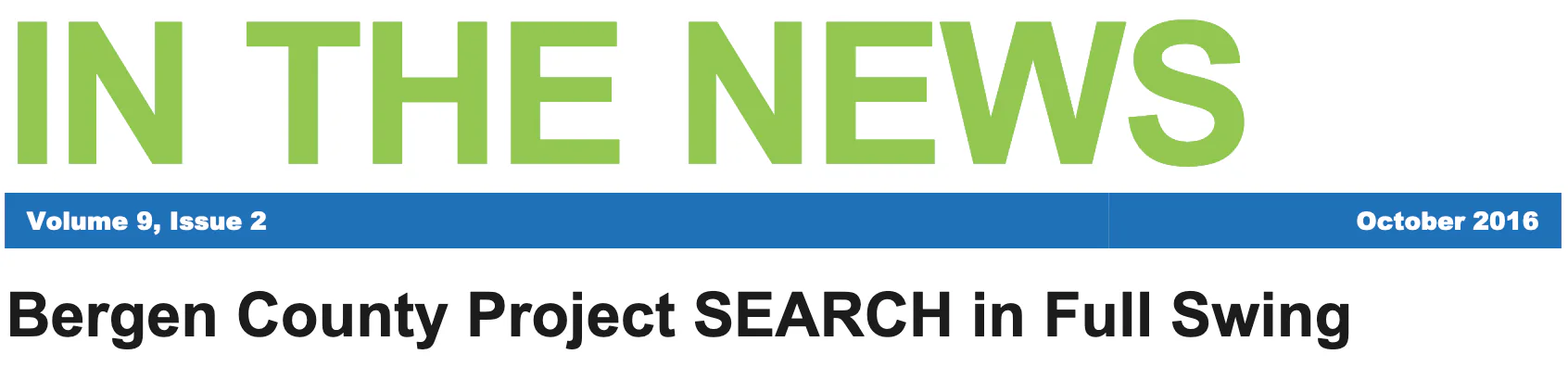 Fall 2016 Newsletter